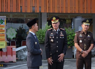 Kapolresta Pekanbaru Hadiri Upacara Peringatan Hari Kesaktian Pancasila Tahun 2026 Di MPP Pekanbaru