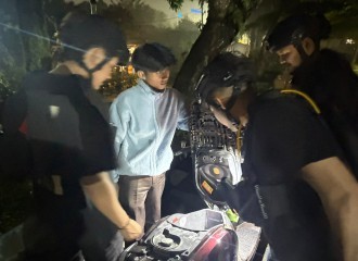TIM RAGA POLRESTA PEKANBARU GELAR PATROLI MALAM, CEGAH GENG MOTOR DAN AKSI ANARKISME
