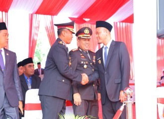 POLSEK SUKAJADI HADIRI UPACARA PERINGATAN HARI SUMPAH PEMUDA KE-98 DI KOTA PEKANBARU