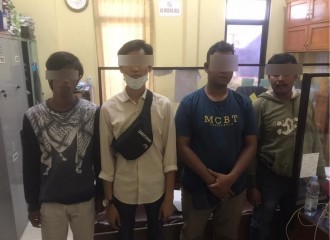 Opsnal Satreskrim Polresta Pekanbaru Amankan 4 Orang Pelaku Pungli Di Pasar Baru Panam
