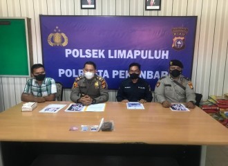 Kapolsek Lima Puluh Ungkap Penemuan Mayat Di Jalan Kuantan II Kec. Limapuluh