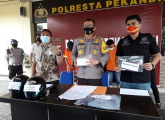 SATUAN RESKRIM POLRESTA PEKANBARU BERHASIL UNGKAP KASUS JAMBRET 