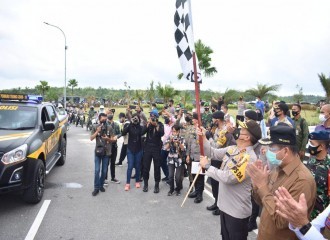 KAPOLDA RIAU KERAHKAN SATGAS PEMBURU TEKING COVID-19 OPERASI YUSTISI