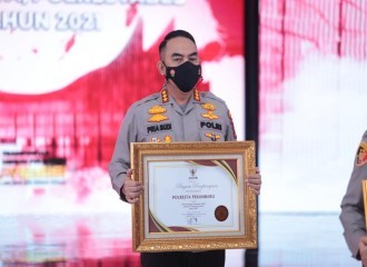 Berikan Pelayanan Publik Terbaik, Polresta Pekanbaru Raih Penghargaan