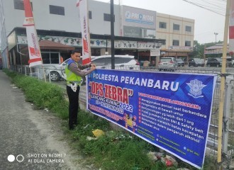 Jelang Pelaksanaan Operasi Zebra Lancang Kuning 2022, Polresta Pekanbaru Gencar Lakukan Sosialisasi