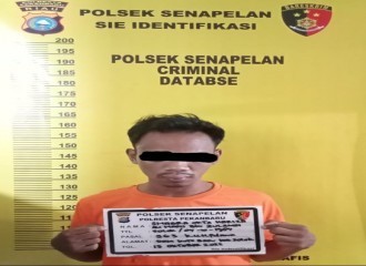 Polsek Senapelan Amankan 2 Pengedar Sabu Saat Sedang Asik Nongkrong Di Rumah Kosong