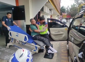 Lihat Korban Pingsan Saat Berolahraga, Bripka Ganda Terobos Keramaian CFD Menuju Rumah Sakit 