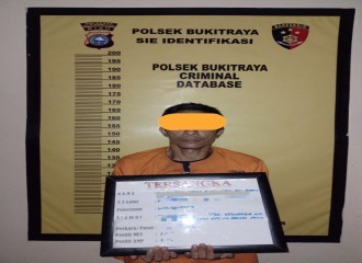 Polsek Bukit Raya Ungkap Kasus Tindak Pidana Narkotika Jenis Shabu. 