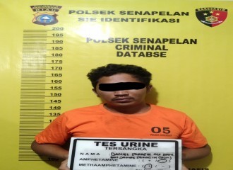 Tim Opsnal Jembalang Polsek Senapelan Kembali Melakukan Penangkapan Terhadap Seorang Pengedar Shabu.