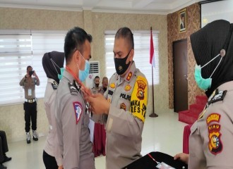 POLRESTA PEKANBARU GELAR LAT PRA OPS ZEBRA LANCANG KUNING TAHUN 2020