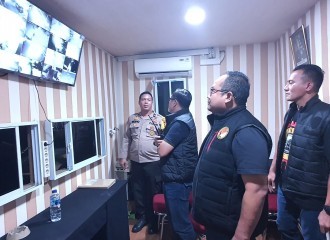 Kapolresta Pekanbaru Melakukan Pengecekan Posko Kampung Bersih Narkoba