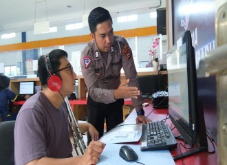 SATLANTAS POLRESTA PEKANBARU TERBITKAN SIM BAGI PENYANDANG DIFABEL 
