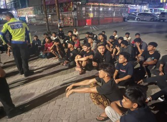 Gelar Blue Light Patrol, Polresta Pekanbaru Berhasil Amankan 29 Unit Sepeda Motor 