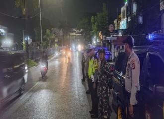 Antisipasi Balap Liar, Polsek Bukit Raya Laksanakan Razia Balap Liar Dan Knalpot Brong Di Malam Minggu