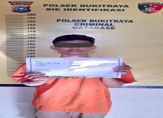 Bawa Kabur Mobil Colt Diesel Milik Perusahaan, Pelaku Ditangkap Polsek Bukit Raya. 