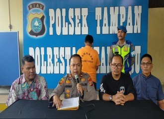 Viral Bang Jago Di Jalan Delima Dimedsos Akhirnya Diamankan Team Opsnal Polsek Tampan 