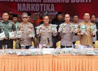 Pecah Rekor, Satresnarkoba Polresta Pekanbaru Berhasil Ungkap Peredaran 65 Kg Sabu Jaringan Internasional