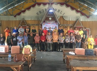Minggu Kasih Memupuk Kebersamaan Polri Dengan Umat Kristiani Di  Wilkum Polsek Tampan