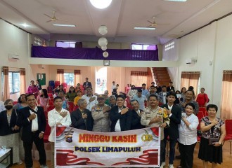 Minggu Kasih Polresta Pekanbaru  Di Aula Gereja Gky Pekanbaru