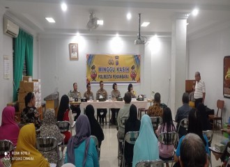 Polresta Pekanbaru Gelar Minggu Kasih Di Gereja Santa Maria