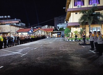 Cooling System Jelang Pilkada, Polresta Pekanbaru Gelar Patroli Bersama Tiga Pilar