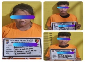 Polsek Senapelan Berhasil Amankan 3 Komplotan Curanmor, 1 Diantarannya Wanita