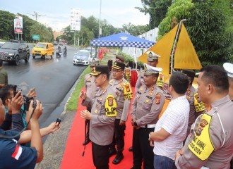 Kapolresta Pekanbaru Resmikan Monumen Knalpot Brong