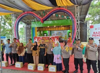 Polresta Pekanbaru Gelar Jumat Curhat Sampaikan Pesan Pemilu Damai