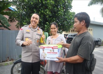 Kapolresta Pekanbaru Bawa Ahli Bahasa Sosisalisasi Pemilu Ke Disabilitas