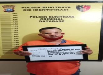 POLSEK BUKIT RAYA RINGKUS SEORANG TERSANGKA PENYALAHGUNAAN NARKOTIKA
