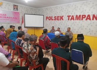 Antisipasi Balap Liar, Polsek Tampan Koordinasi Dengan Seluruh Kepala Sekolah Yang Ada Diwilayah Hukum Polsek Tampan