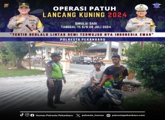 Ops Patuh Lancang Kuning 2024: Disiplin Dan Kesadaran Berlalu Lintas