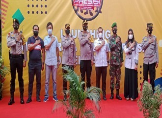 KAPOLRESTA RESMIKAN PELUNCURAN LAUNCHING DRIVE THRU DAN APLIKASI PRESISI POLSEK TAMPAN