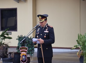Kapolresta Pekanbaru Pimpin Upacara Peringatan Ke-80 Hari Lahir Pancasila Tahun 2025 