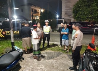 Polsek Pekanbaru Kota Gelar Patroli Blue Light, Situasi Kondusif Tanpa Temuan Pelanggaran
