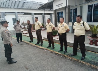 Sat Binmas Polresta Pekanbaru Laksanakan Binkamsa Di PT. Telkom, Dorong Profesionalisme Satpam