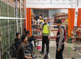 Polsek Sukajadi Gelar KRYD, Patroli Preventif Jaga Kamtibmas