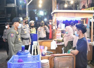 POLRESTA PEKANBARU GELAR OPERASI YUSTISI GABUNGAN  PENEGAKAN PROTOKOL KESEHATAN LEBIH EKSTRA 