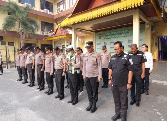 Kapolresta Pekanbaru Pimpin Apel Pagi, Tekankan Kesiapsiagaan Dan Profesionalitas Personel