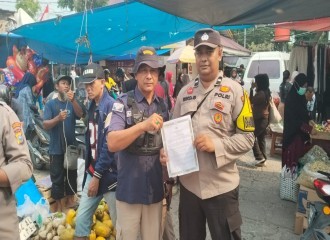 Polsek Binawidya Sosialisasikan Larangan Membakar Hutan Dan Lahan Melalui Imbauan Keliling