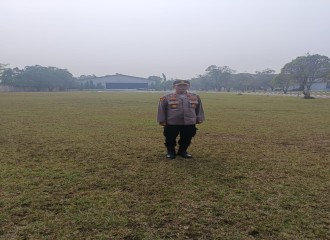 Polsek Bukit Raya Laksanakan Pengamanan Dan Pengawasan Unjuk Rasa Di PT Agrinas Duta Palma