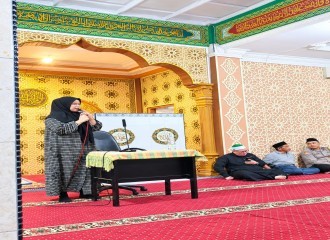 Polsek Senapelan Hadiri Peringatan Maulid Nabi Muhammad SAW 1448 H Di Masjid Alwasliyah