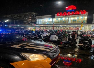 Patroli Blue Light Sat Samapta Polresta Pekanbaru Sampaikan Pesan Kamtibmas Dan Antisipasi C3