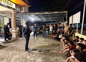 Tim RAGA Polresta Pekanbaru Intensifkan Patroli Cegah Gangguan Kamtibmas